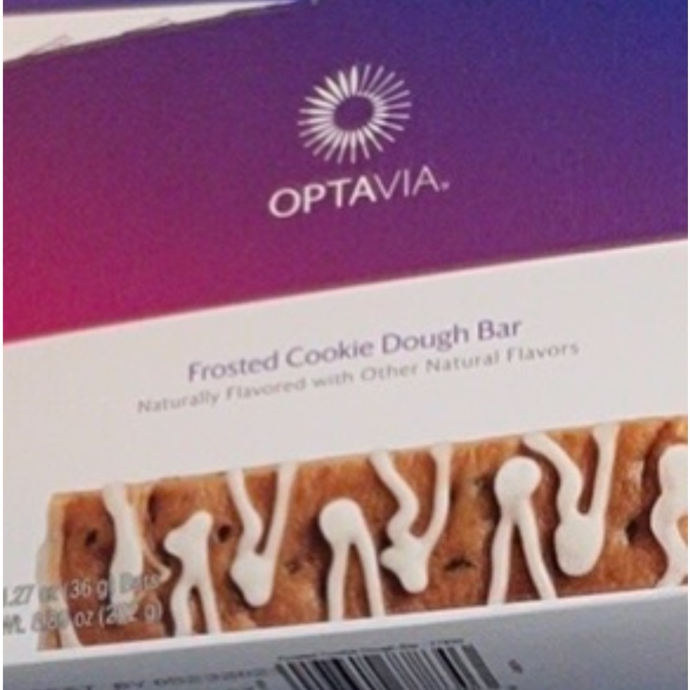 Optavia frosted cookie dough bar! 6 bars! NOT EXPIRED.